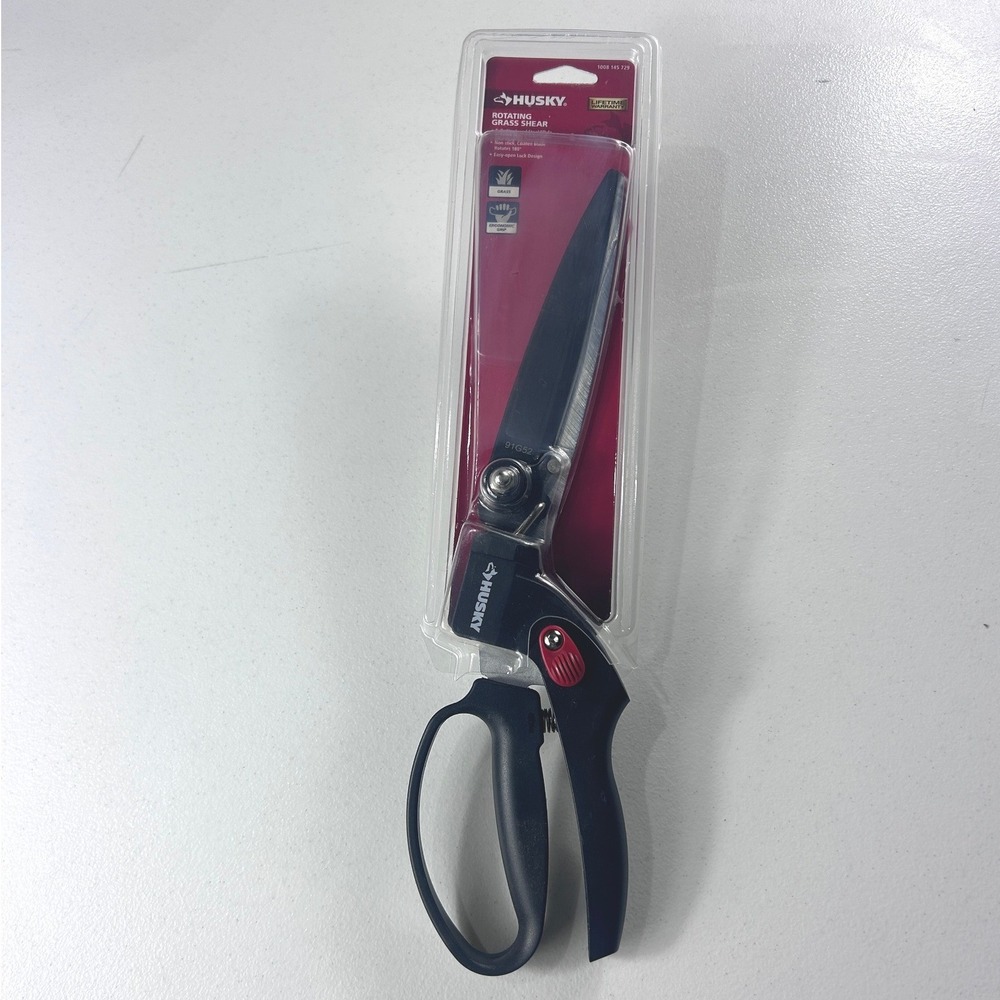 Husky Rotating Grass Shear 180 Degree Swivel Hardened Steel Blade 91G52-J NEW